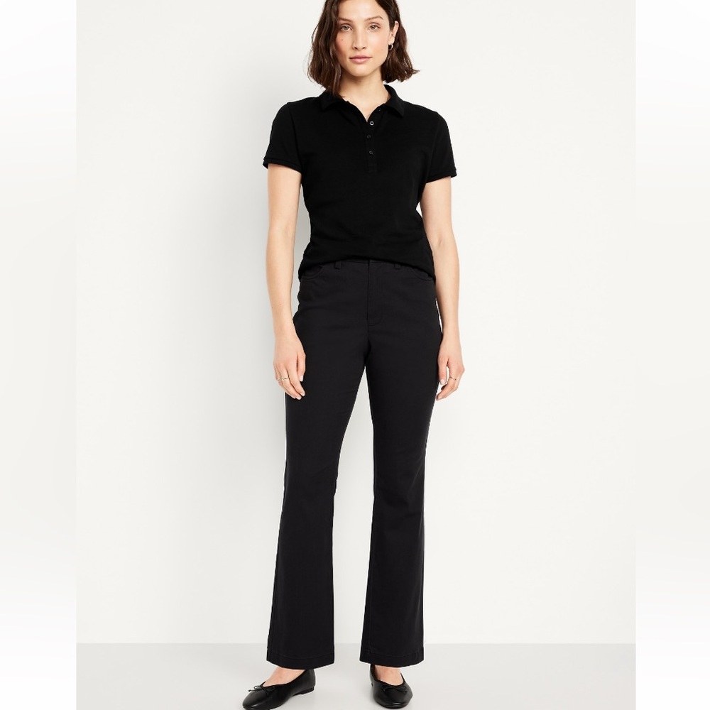 NWT Old Navy Boot Cut Uniform Pant - Black